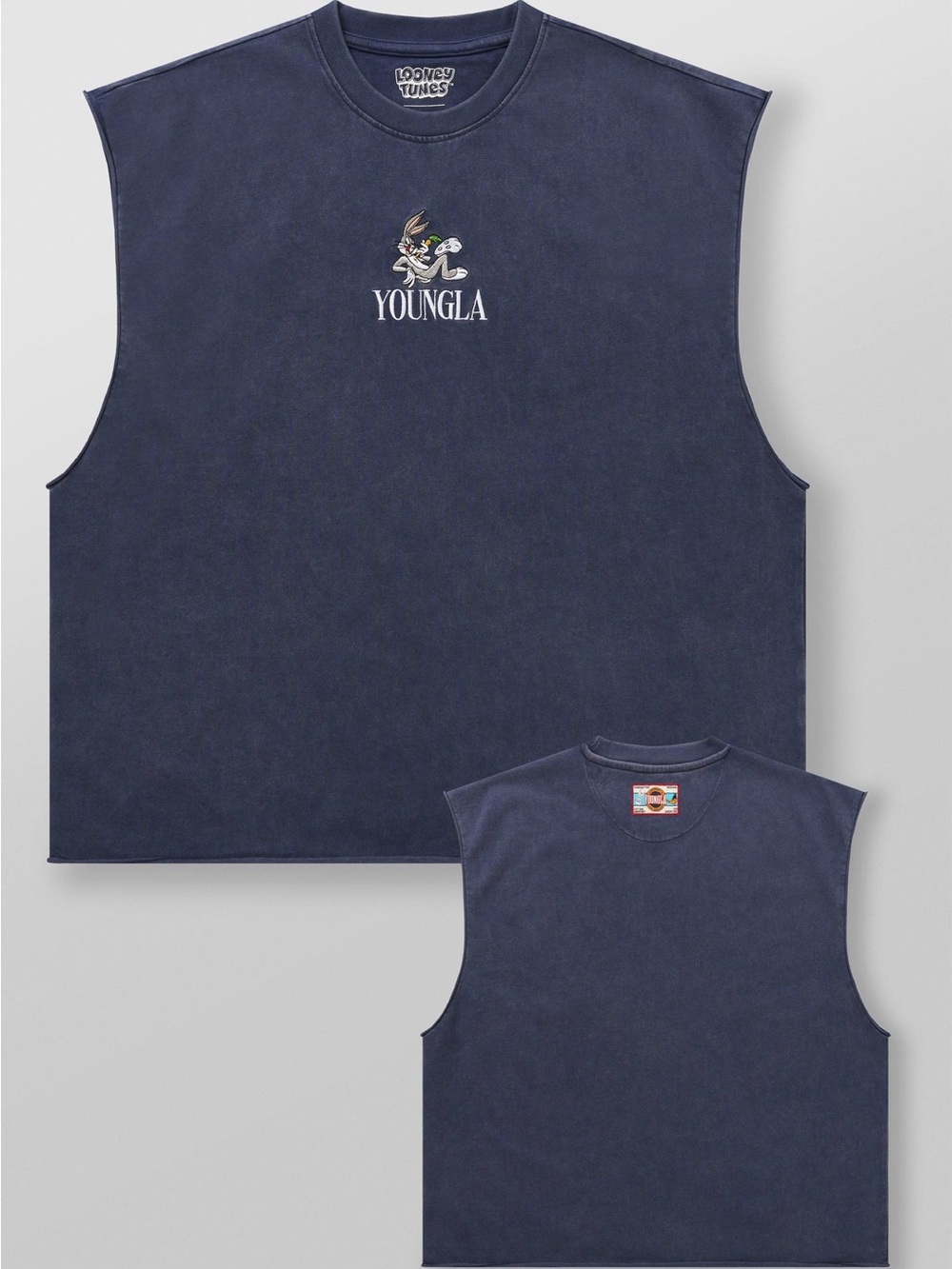 YoungLA Looney Tunes Embroidered Cut Off